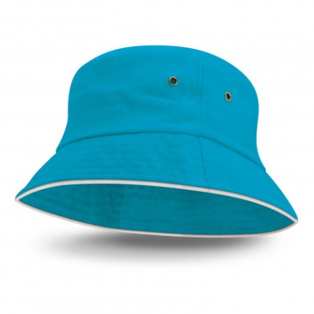 Bondi Bucket Hat - White Sandwich Trim Promotional Products